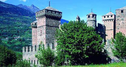 Die Burg von Fénis
