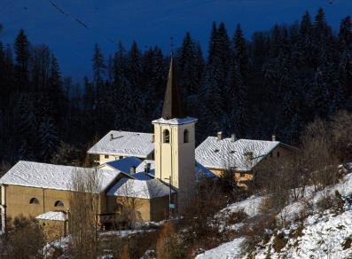 Kirche von Allein - winter