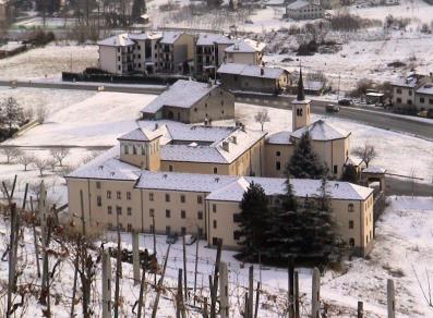 Le prieuré en hiver