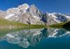 Mont Blanc und Chécrouit See