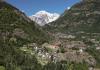 The Mont Blanc and the hamlet Rochefort